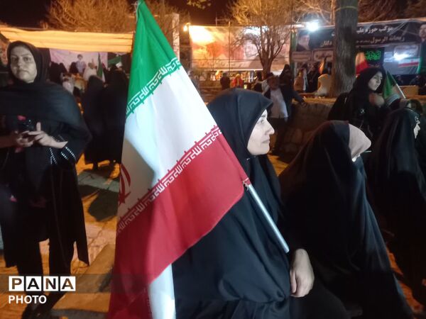 عطر رضوی در موج پنجاه و پنجمین شب اجتماع مردم شریف دلفان