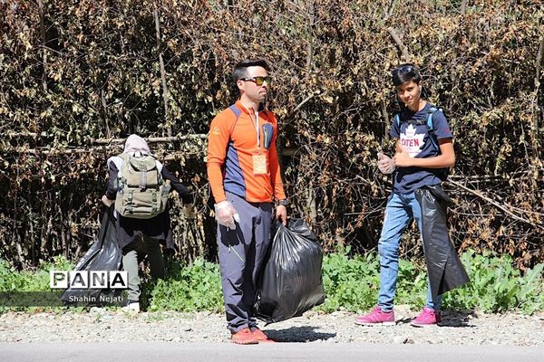 اجرای طرح پاکداشت طبیعت در جاده کرج-چالوس