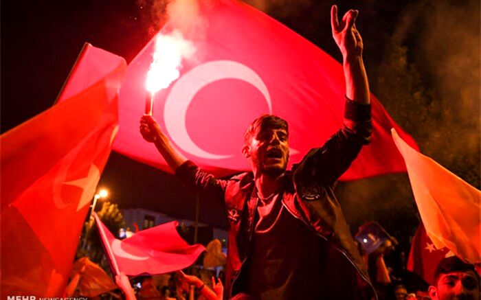 پیروزی اردوغان در انتخابات ترکیه‎ به روایت تصویر