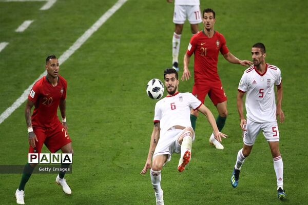 دیدار تیم های ایران و پرتغال در جام جهانی 2018 روسیه