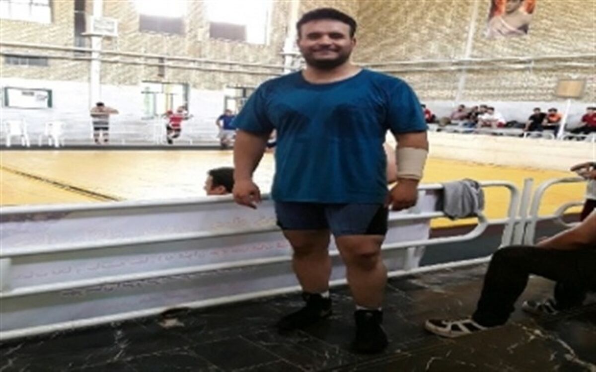 کسب عنوان نائب قهرمانی کشتی توسط کارمند استانداری قزوین