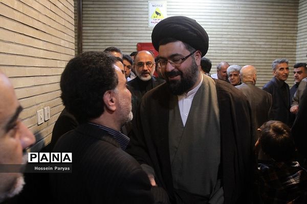 مراسم ترحیم پدر مصطفی تاج‌زاده