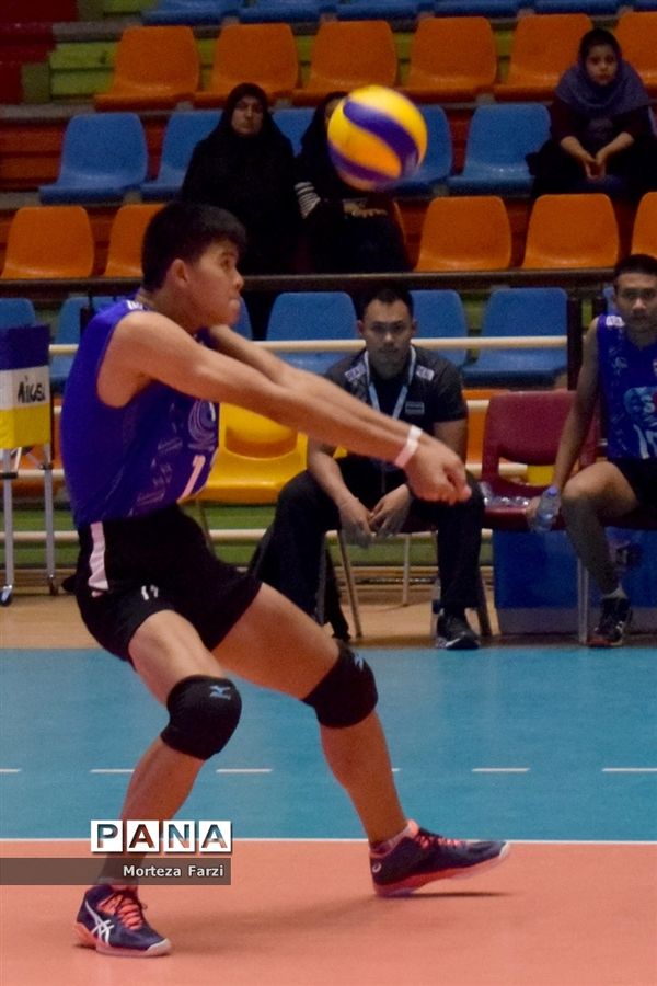 رقابت های قهرمانی والیبال نوجوانان آسیا در تبریز؛چین- تایلند