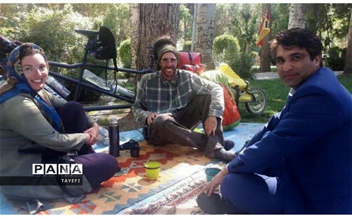 زوج توریست فرانسوی مهمان شهردار چناران شدند