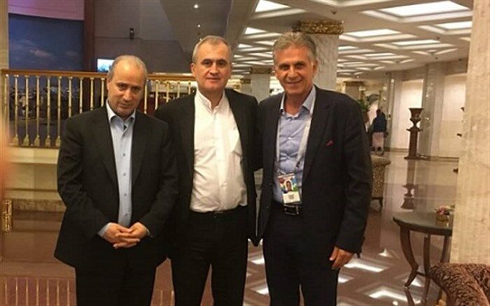 برگزاری نشست رییس فدراسیون فوتبال وکارلوس ‌کی‌روش در مسکو