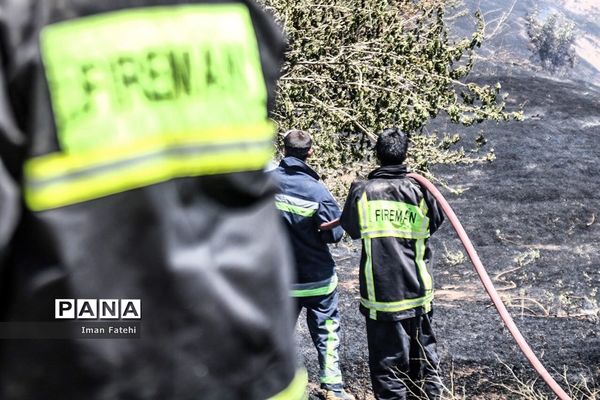 آتش سوزی در مراتع سنندج