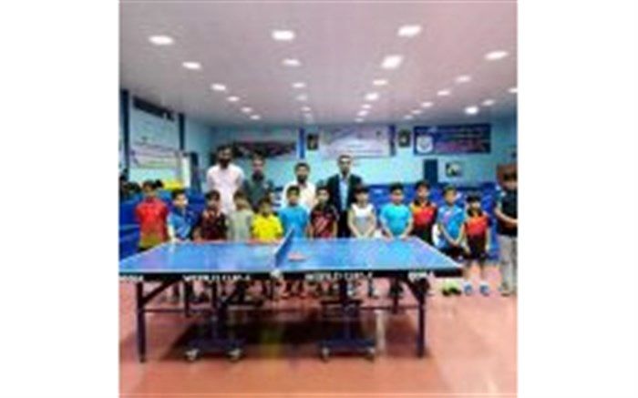 درخشش نونهالان رودانی در مسابقات قهرمانی تنیس روی میز هرمزگان