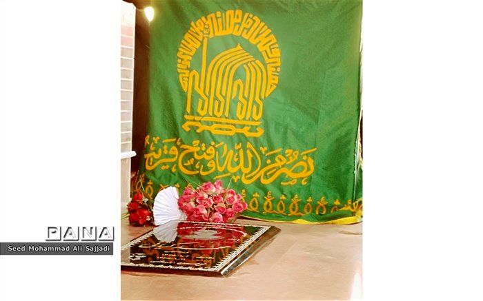 معطر شدن روستاهای شهرستان درمیان با زیارت  پرچم امام رضا