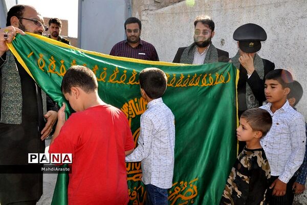 مرکزنگهداری کودکان بی سرپرست و  بد سرپرست  شهرستان درمیان میزبان خادمان امام رضا(ع )