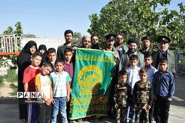 مرکزنگهداری کودکان بی سرپرست و  بد سرپرست  شهرستان درمیان میزبان خادمان امام رضا(ع )