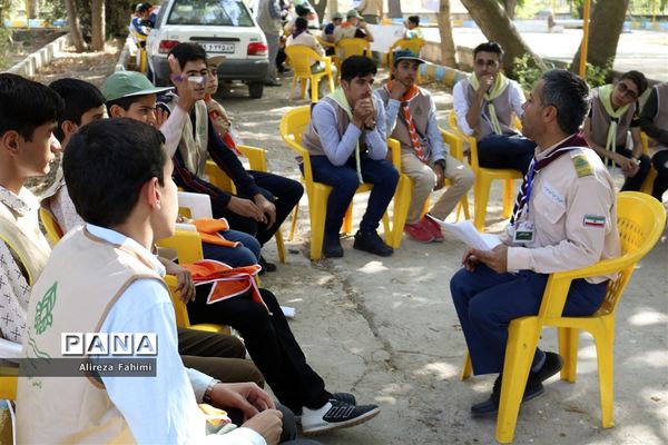 اولین روز اردوی استانی پیشتازان