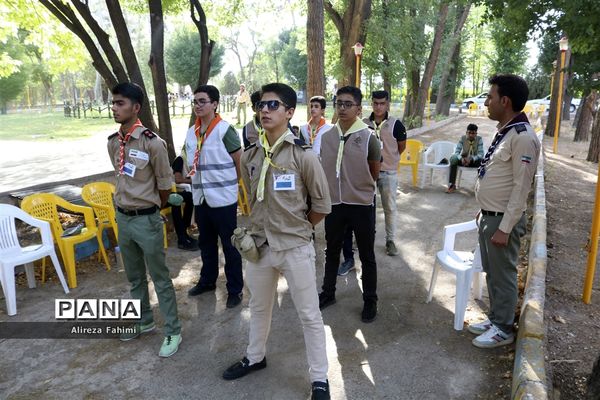 اولین روز اردوی استانی پیشتازان