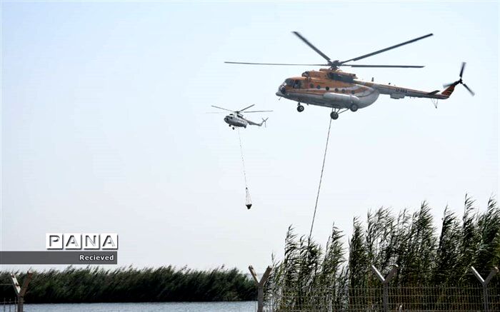 عملیات مهار آتش سوزی در بخش عراقی تالاب هورالعظیم آغاز شد