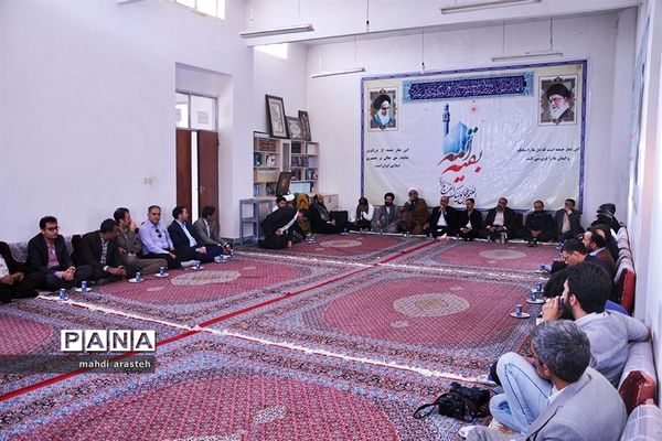 دیدار خادمان رضوی با امام جمعه شهرستان نهبندان