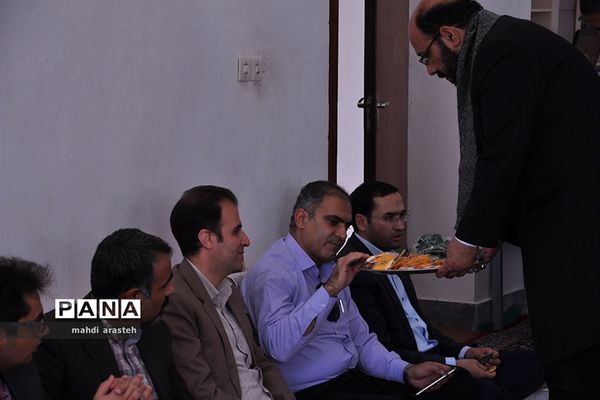 دیدار خادمان رضوی با امام جمعه شهرستان نهبندان