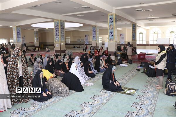 نخستین روز از اردوی استانی دختران پیشتاز فارس