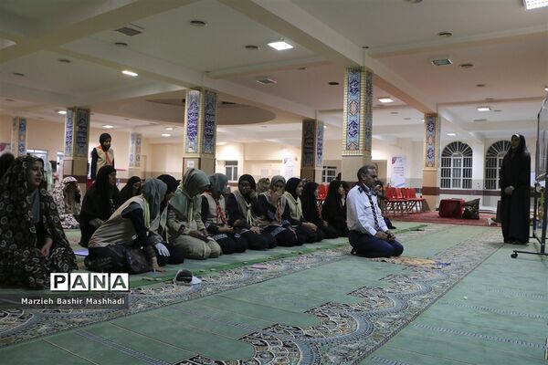 نخستین روز از اردوی استانی دختران پیشتاز فارس