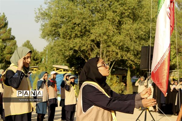 صبحگاه  اول  اردو  پیشتازان دخترفارس