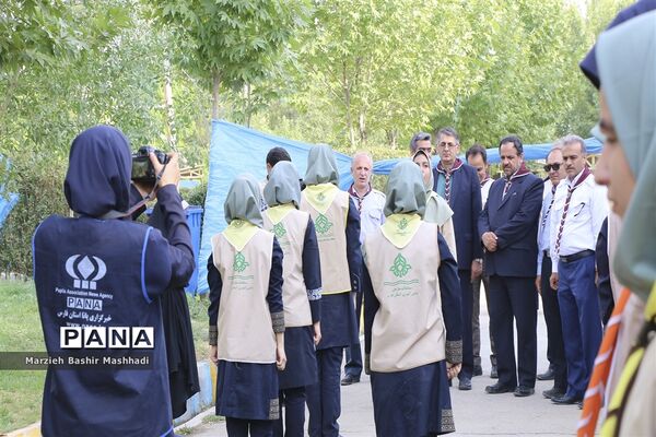 بازدید مسئولان اداره کل آموزش و پرورش کل فارس از اردو دختران پیشتاز