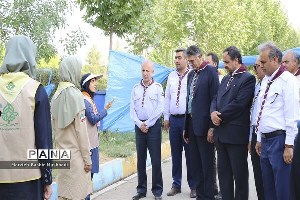 بازدید مسئولان اداره کل آموزش و پرورش کل فارس از اردو دختران پیشتاز