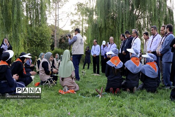 بازدید مسئولان اداره کل آموزش و پرورش کل فارس از اردو دختران پیشتاز