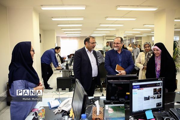 بازدید جمعی از مدیران رسانه‌ها از خبرگزاری پانا