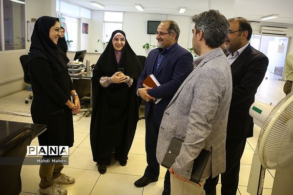 بازدید جمعی از مدیران رسانه‌ها از خبرگزاری پانا
