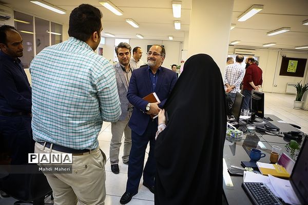 بازدید جمعی از مدیران رسانه‌ها از خبرگزاری پانا