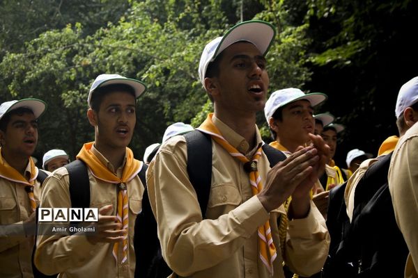 حضور دانش آموزان شهرستانهای استان تهران در اردوی ملی پیشتازان