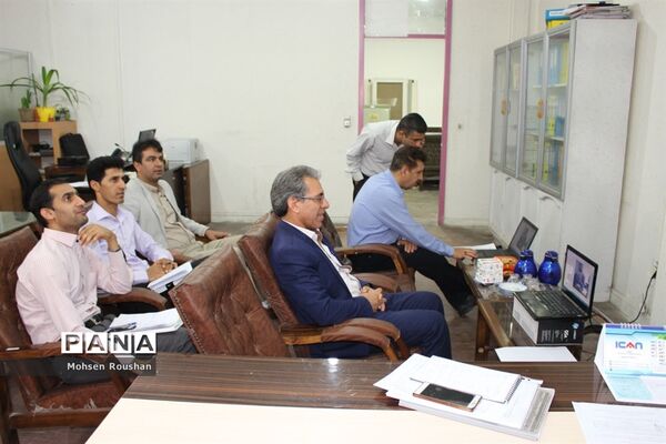 ویدئو  کنفرانس جلسه ساماندهی نیروی انسانی اداره کل آموزش و پرورش استان بوشهر