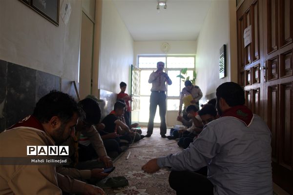 پیش اردو مربیان و دانش آموزان پیشتاز البرز