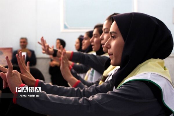 اردوی آموزشی توجیهی تیم‌های منتخب پیشتازان دختر آذربایجان شرقی