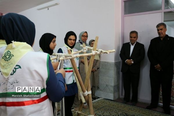 بازدید معاون پرورشی اداره کل آموزش و پرورش خراسان جنوبی و رئیس سازمان دانش آموزی خراسان جنوبی از پیش اردوی انتخابی پیشتازان دختر