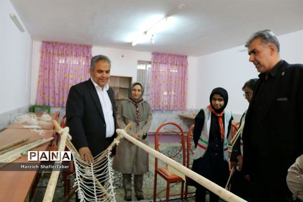 بازدید معاون پرورشی اداره کل آموزش و پرورش خراسان جنوبی و رئیس سازمان دانش آموزی خراسان جنوبی از پیش اردوی انتخابی پیشتازان دختر