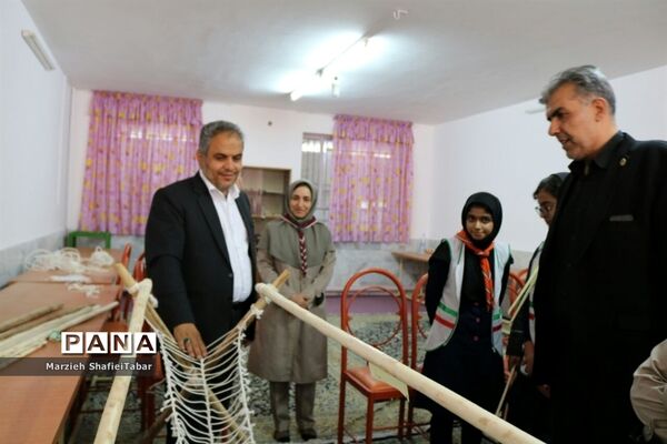 بازدید معاون پرورشی اداره کل آموزش و پرورش خراسان جنوبی و رئیس سازمان دانش آموزی خراسان جنوبی از پیش اردوی انتخابی پیشتازان دختر