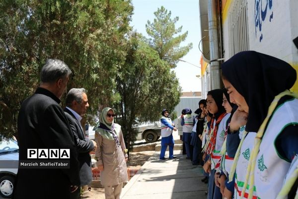 بازدید معاون پرورشی اداره کل آموزش و پرورش خراسان جنوبی و رئیس سازمان دانش آموزی خراسان جنوبی از پیش اردوی انتخابی پیشتازان دختر