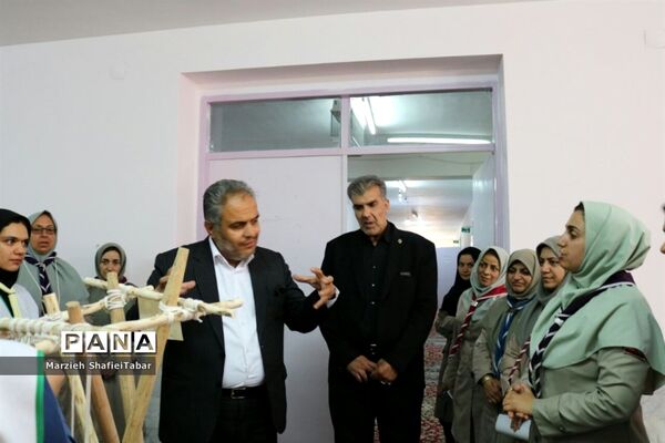 بازدید معاون پرورشی اداره کل آموزش و پرورش خراسان جنوبی و رئیس سازمان دانش آموزی خراسان جنوبی از پیش اردوی انتخابی پیشتازان دختر