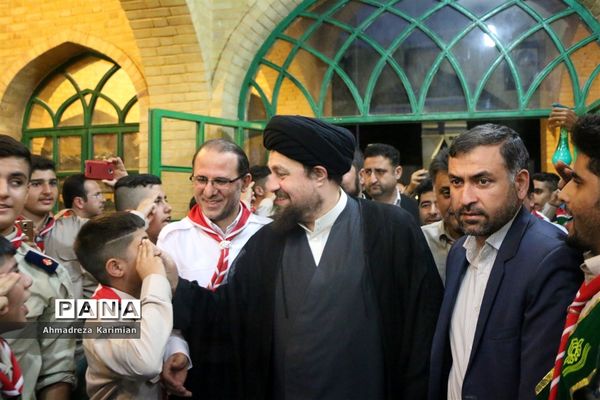 حضور حجت الاسلام والمسلمین حسن خمینی در هشتمین اردوی ملی پیشتازان و مربیان