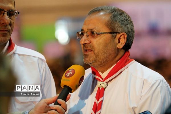 آیین افتتاحیه هشتمین دوره اردوی ملی در اردوگاه شهید باهنر تهران