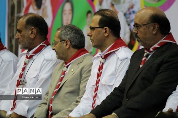 آیین افتتاحیه هشتمین دوره اردوی ملی در اردوگاه شهید باهنر تهران