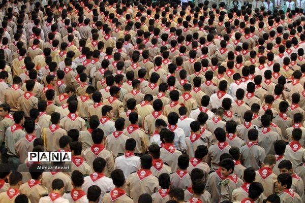 آیین افتتاحیه هشتمین دوره اردوی ملی در اردوگاه شهید باهنر تهران