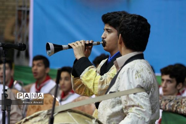 آیین افتتاحیه هشتمین دوره اردوی ملی در اردوگاه شهید باهنر تهران