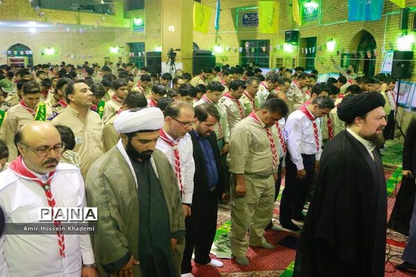 حضور سید حسن خمینی در هشتمین اردوی ملی پیشتازان