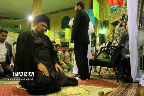 حضور سید حسن خمینی در هشتمین اردوی ملی پیشتازان