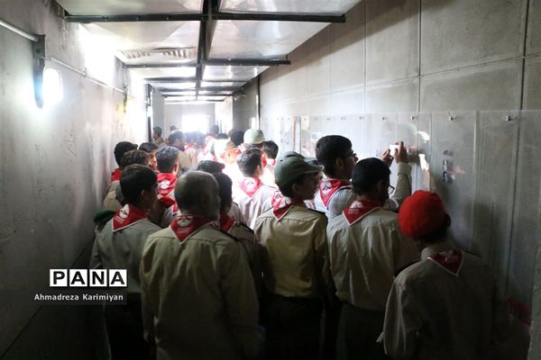 بازدید پیشتازان از باغ موزه قصر