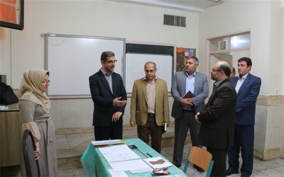 بازدید معاون سواد آموزی و رئیس اداره سنجش و ارزشیابی اداره کل آموزش و پرورش شهرستان های استان تهران از شهرری