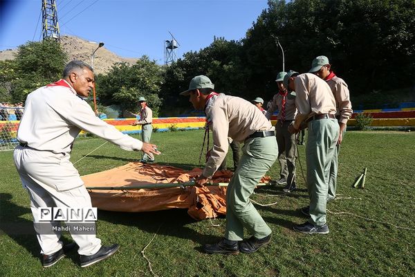 سومین روز هشتمین اردوی ملی پیشتازان، اعضا و مربیان