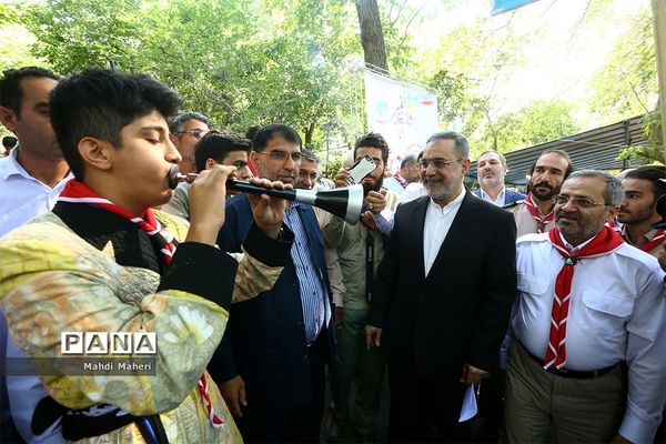 حضور وزیر آموزش و پرورش در هشتمین اردوی ملی پیشتازان، اعضا و مربیان