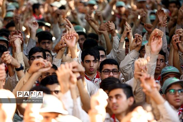 حضور وزیر آموزش و پرورش در هشتمین اردوی ملی پیشتازان، اعضا و مربیان