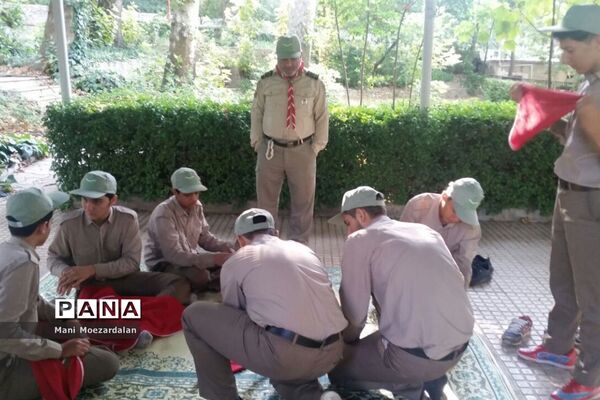 حضور پیشتازان پسر استان کردستان در هشتمین اردو ملی سازمان دانش آموزی